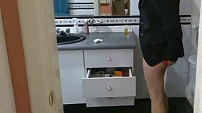 A collection of videos showing my wife in the bathroom at the age of 58