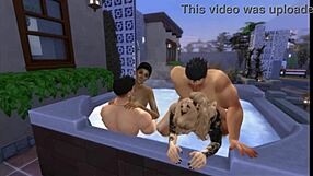 Sims 4 porn series with Spanish dubbing and animation