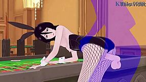 Bunny girl Rukia and Yoruichi in intense hentai