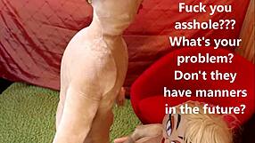 Sex robot future fucks ass of real sex doll