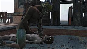 Elie’s pillars in Fallout 4 with anime-style sex mod
