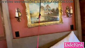 Amateur wife cuckolds husband and is flogged and fucked in front of him