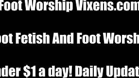 Shilo and Lorianna’s foot fetish love affair