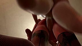 Futanari threesome with mature MILF and femboy leads to anal sex