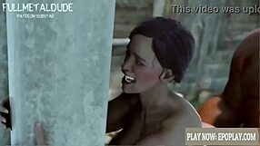 Animated sex with a Minotaur guardian