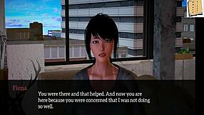 Walkthrough of the adult visual novel My new family 185