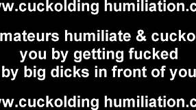 See how I get humiliated by a big black cock while you watch