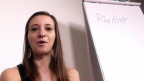 A real German virgin gets ass fucked during a casting session