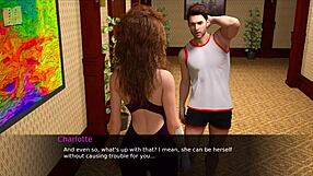 Big tits and ass get pounded in erotic game