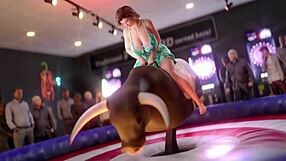 Apocalypse in 3D: Big Boobs and Hard Cock in Downblouse and Blowjob