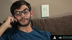 Hardcore Nuru massage with screaming masseuse and big cock