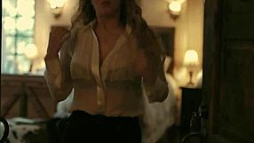 College friend creampies Lena Paul while wife watches