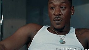 Deepthroat and anal pounding with a hunk of black love