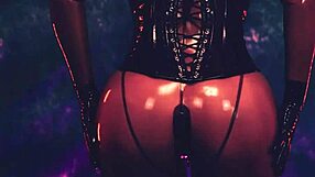 Natural tits and curvy ass in hardcore fisting bondage scene
