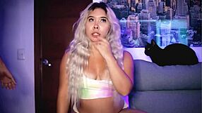 Chubby Colombian babe gets her ass fucked in doggy style