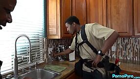 Two black plumbers fix Febby Twigs’ leaky faucet and her other problems