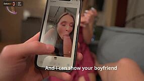 Cheating with a slutty girlfriend in tight pussy