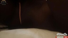 A big black ass on a huge cock