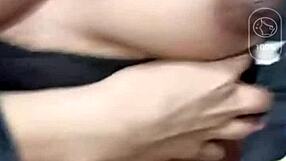 Jyoti Panwar's tight pussy masturbation in old music video