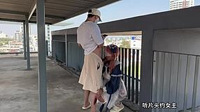 A beautiful woman was photographed in a compromising position accidentally