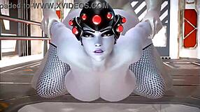 Widowmaker in action: Sexy and deadly