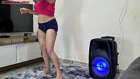 Close up and personal with an amateur latina slut