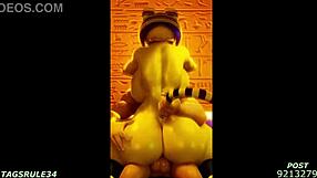 Hentai 3D animation compilation with Ankha the sultry cat girl