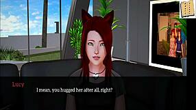 My new family 200: A walkthrough of a sex game with an anime style and ecchi elements