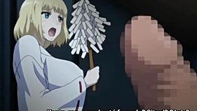 No mercy for the slutty blonde Suzumura Alisa in this adult cartoon