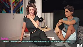 3D animated porn games with wife and stepmother action
