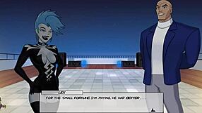 Livewire gets unlimited pleasure in this DC ComicsXXX parody