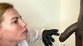 Close up and hardcore cock shaving with male genital care