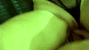 Beautiful wife Alexis in black lingerie, amateur couple's close up scene
