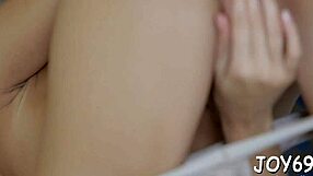 Young angel goes solo with a finger and gets pleasure