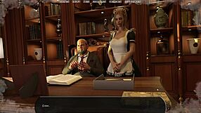Halfway house part 15: erotic game with big tits and black scenes