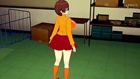 Velma Denkley is a hot detective who has a tight pussy and she solves a mystery in this anime