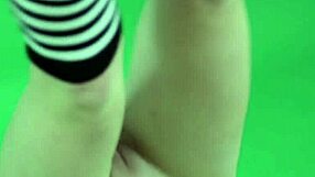 Anna Mostik, young Croatian gymnast shows her athletic skills