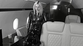 Latex fetish and female domination with hot MILF
