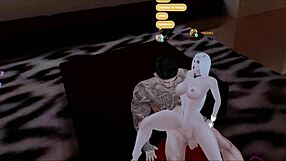 Big ass Latina teen gets fucked hard in IMVU game