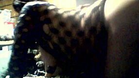Tiff, a young Native American beauty, in hot lingerie in doggy style