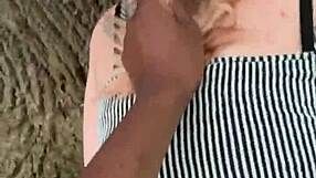 We got caught having sex in the park and I ejaculated on her face in Spanish