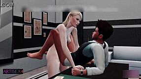 Big boss in gay office gets some artie sex