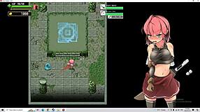 Red head Rune Seeks Slimes in this Hentai Game