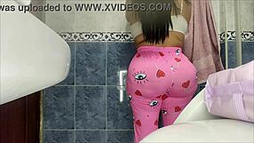 Mommy's bathroom, a secret place for my stepmother's needs