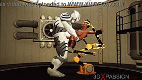 3D animated porn with big tits and rough anal sex