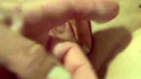 Cumshot and creampie with big clit blonde in 1on1 sex