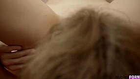 Shaved pussy licked and punished by a dirty girl