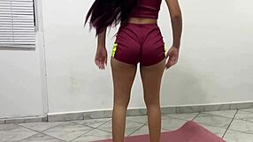 Father-in-law can't focus due to his stepdaughter's big ass