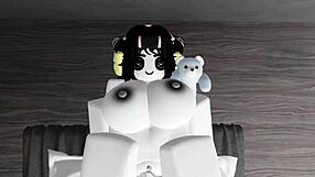 Hentai porn with Robloxian characters in animated condos