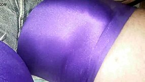 A big bulge in spandex, a tease for the eyes